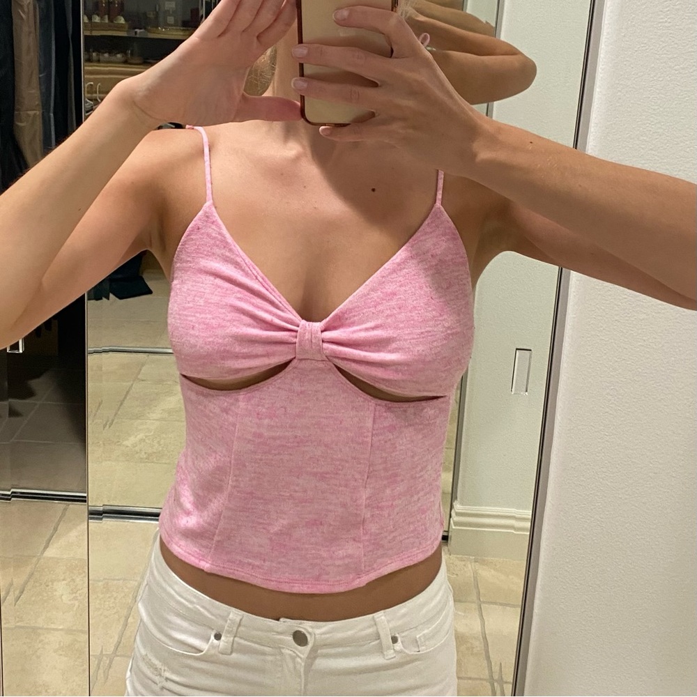 Reformation pink women’s top